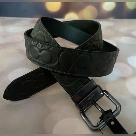 Coach Olive Green Roller Buckle belt - EUC - Picture 1 of 4